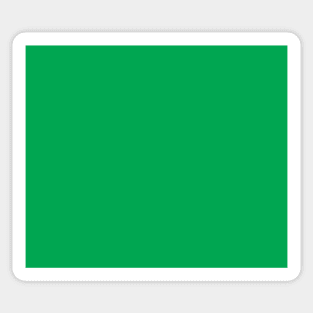 Pretty Simple Solid Green Sticker